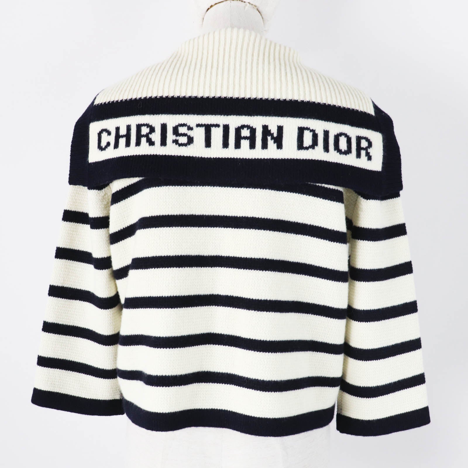 Dior Wool Cashmere Knit Sweater Cardigan
