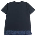Dior Oblique Layered Over Tee Cotton Silk T-shirt