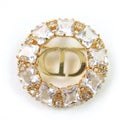 Christian Dior PETIT CD Brooch