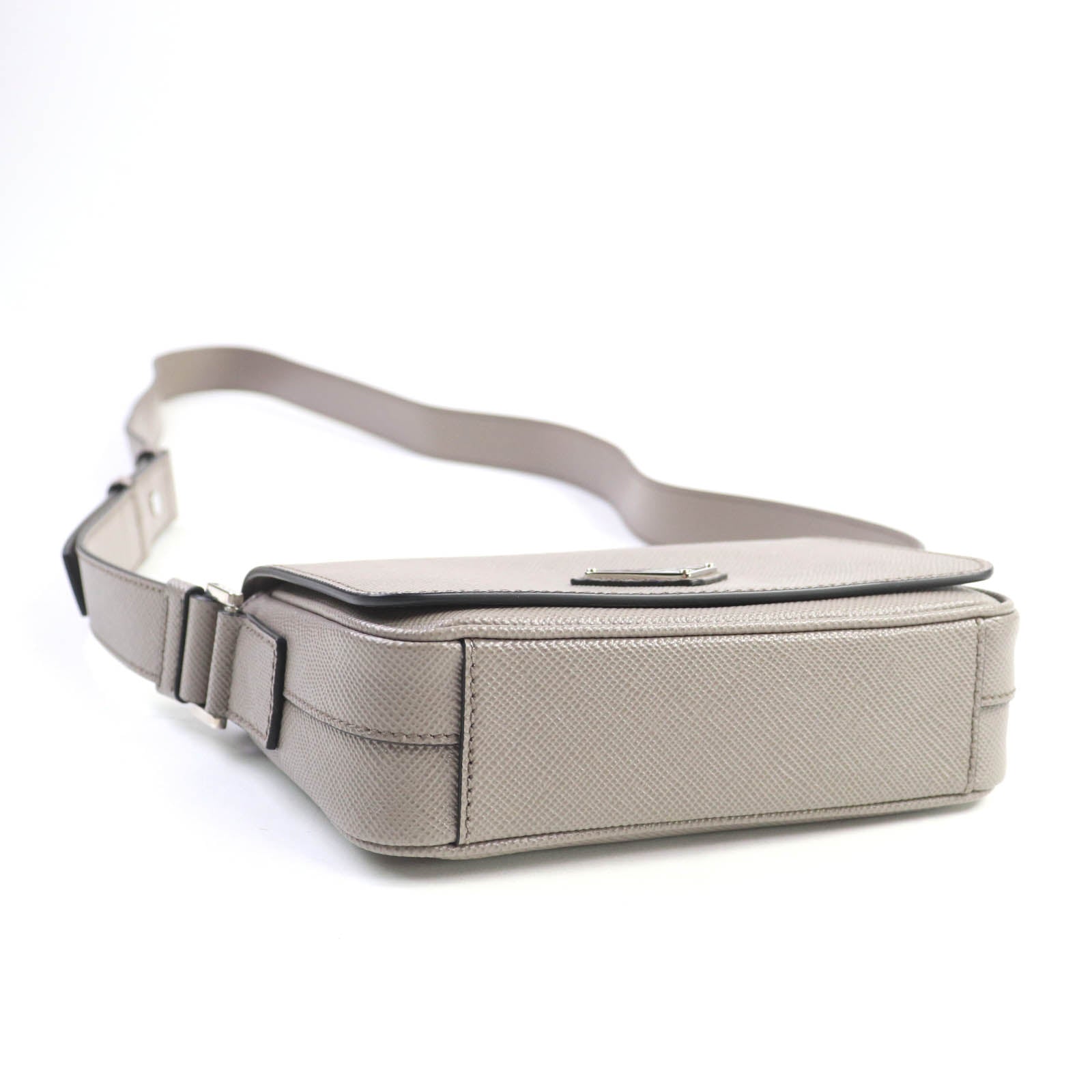 Prada Triangle Saffiano Leather Shoulder Bag