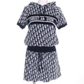 Christian Dior Oblique Velour Dress