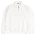 Dior Logo Embroidered Cotton Half Zip Sweatshirt