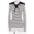 Christian Dior Striped Sailor Collar Knit Top