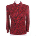 Christian Dior Leopard Pattern Bee Embroidery Cashmere Knitwear