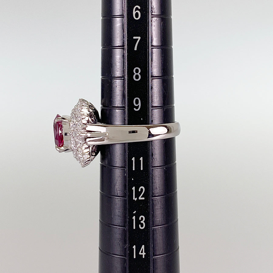 Ring Platinum Ruby