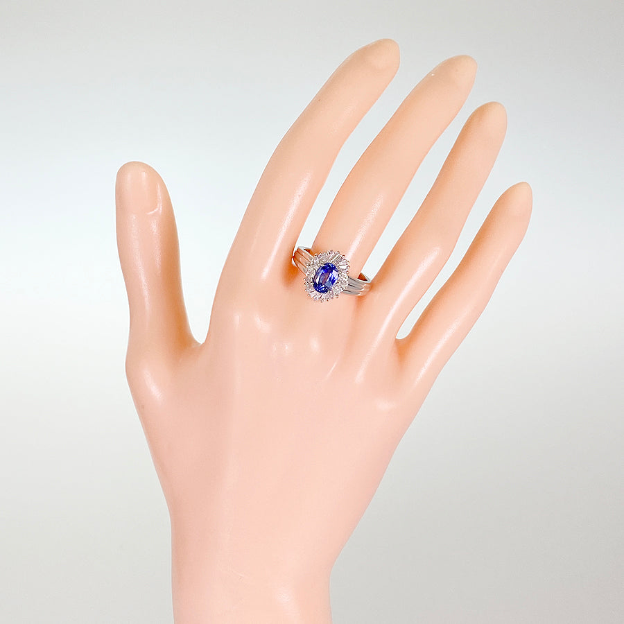 Ring Platinum Sapphire
