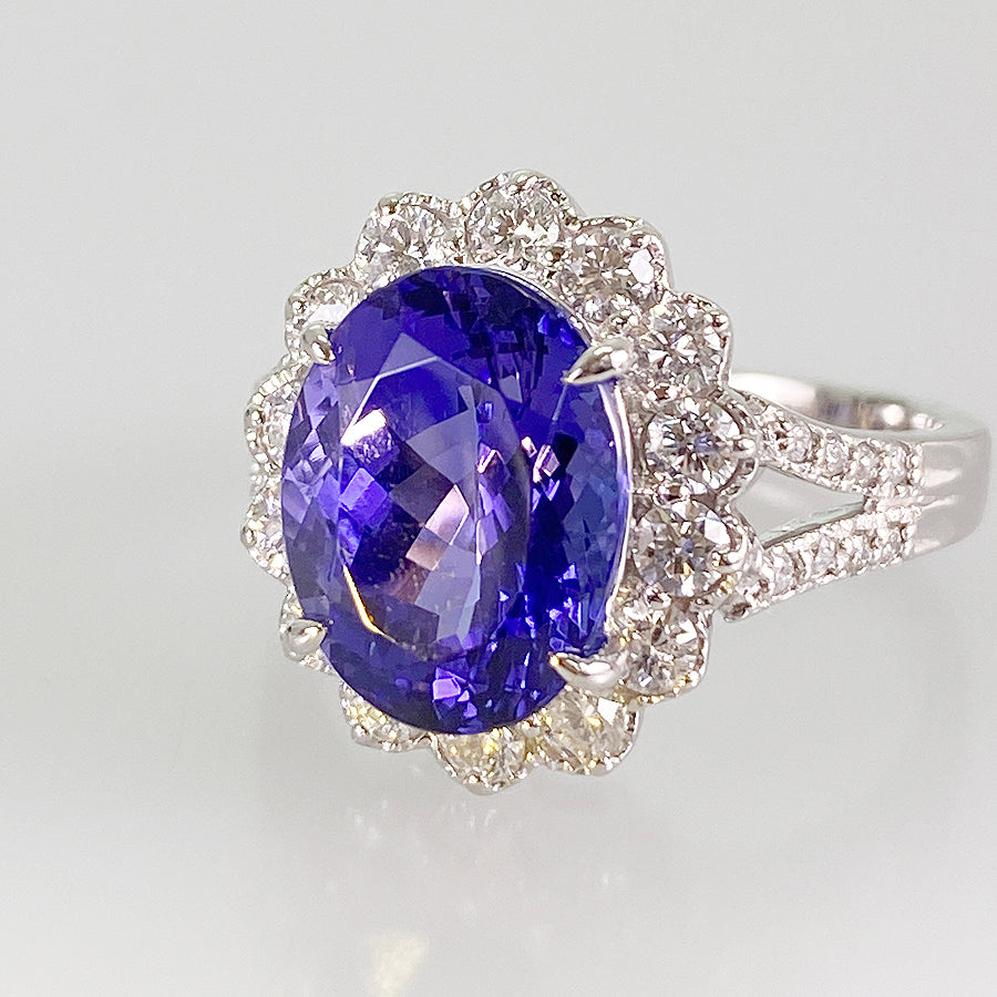 Ring Platinum Tanzanite