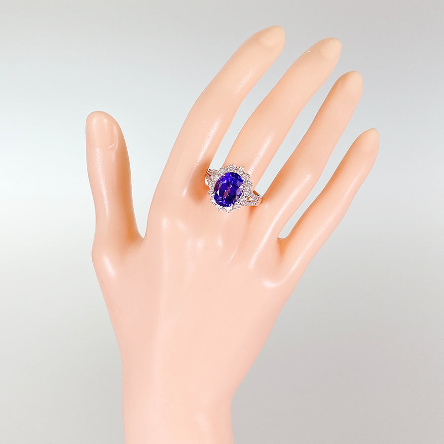 Ring Platinum Tanzanite