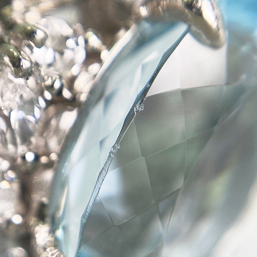 Ring Platinum Aquamarine