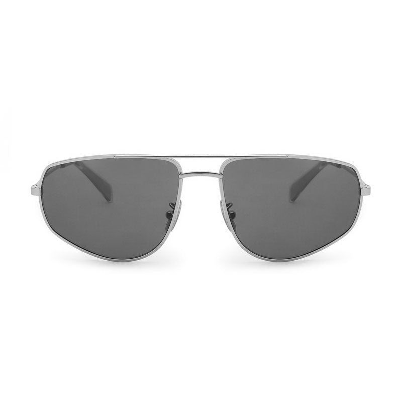 Celine Sunglasses Aviator Full Rim, Palladium Frame and Smoke Lens CL40083U16A