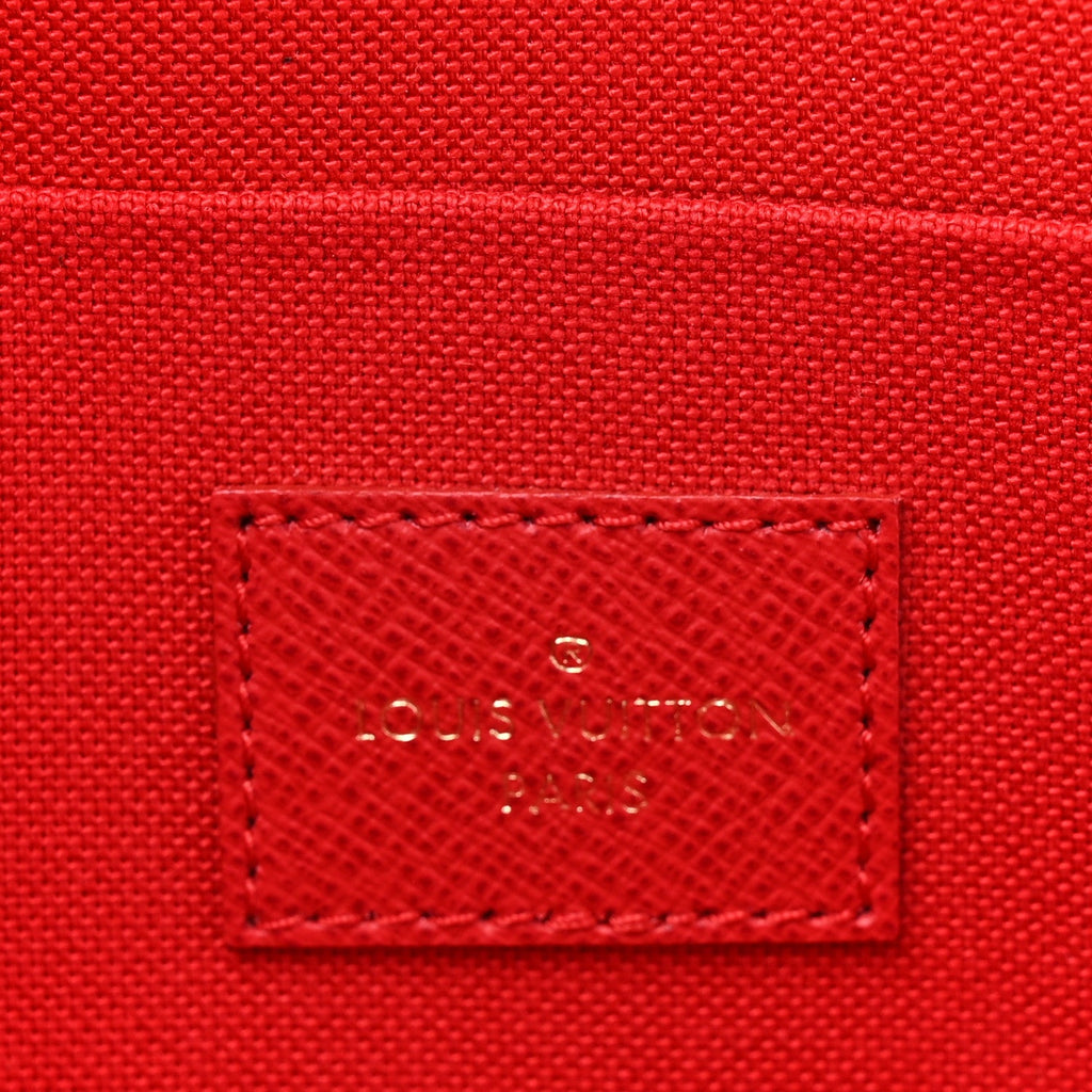 Damier Ebene Pochette Felicie Chain Wallet