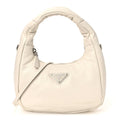Nappa Soft Padded Mini Bag White