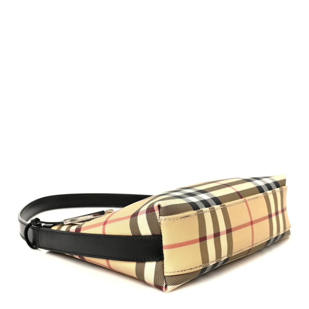 Vintage Check Shoulder Bag Black