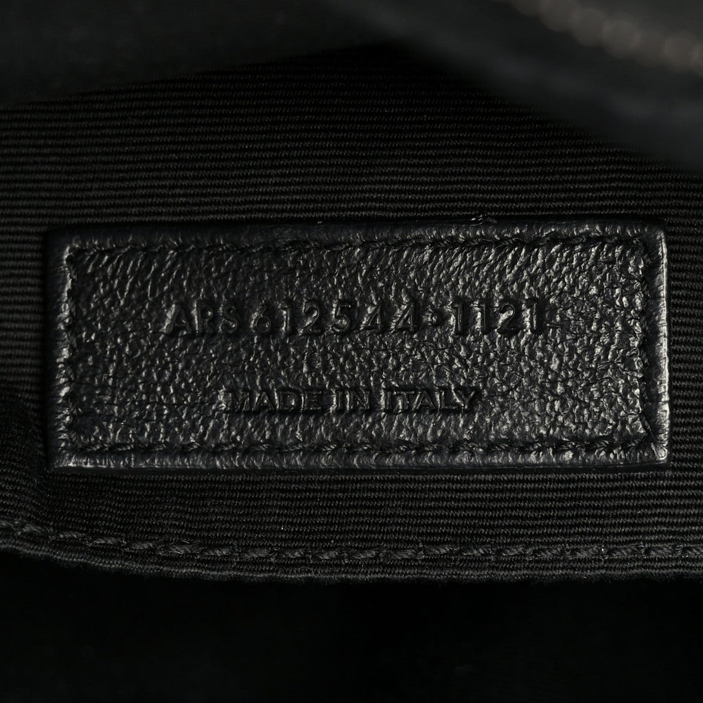 Calfskin Matelasse Monogram Lou Camera Bag Black