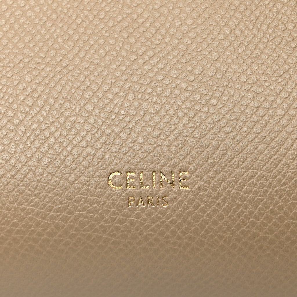 Grained Calfskin Micro Belt Bag Light Taupe