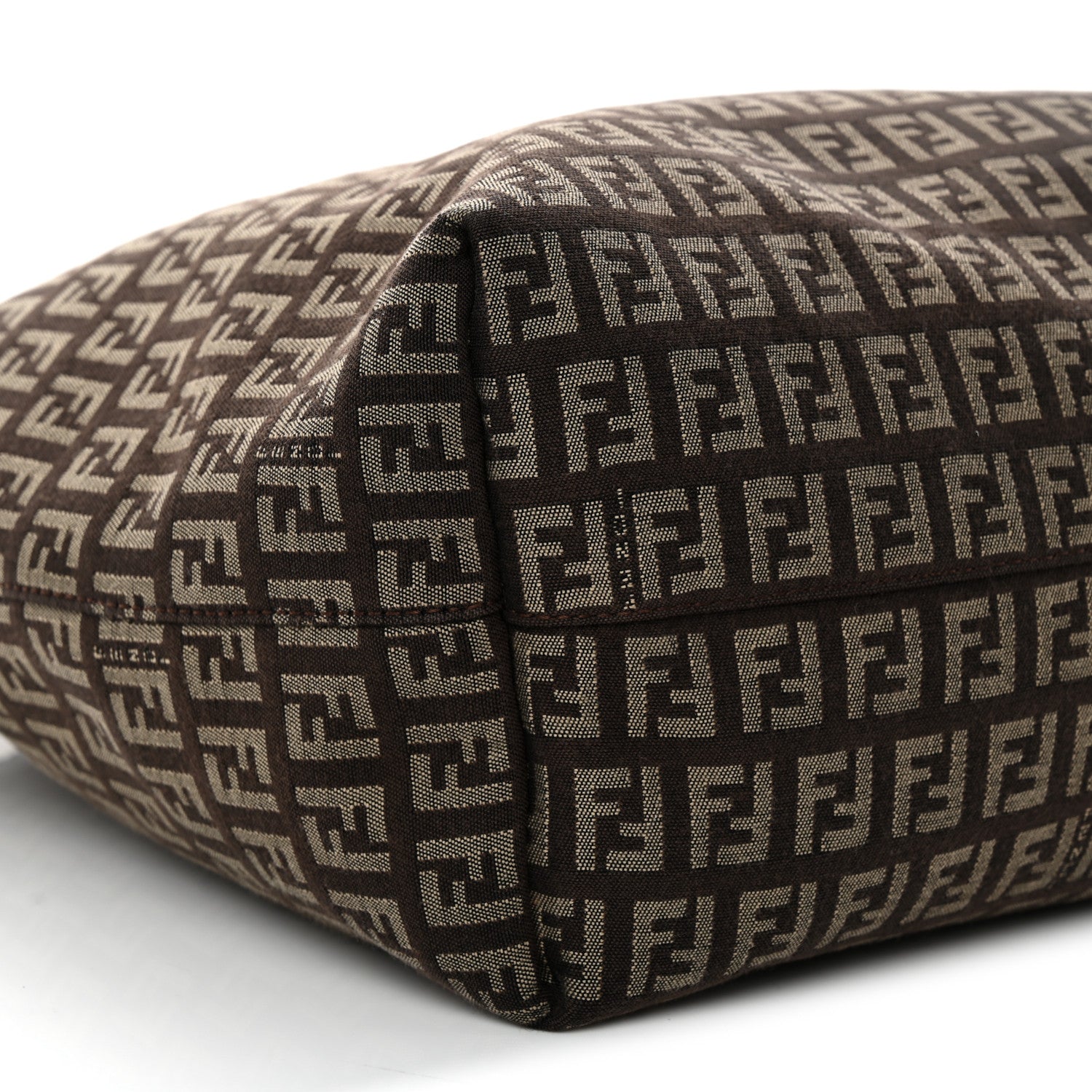 Zucchino Vitello Roll Tote Testa di Moro Beige