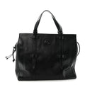 Piuma Lux Energy Monochrome Tonal GG Medium Tote Bag Black