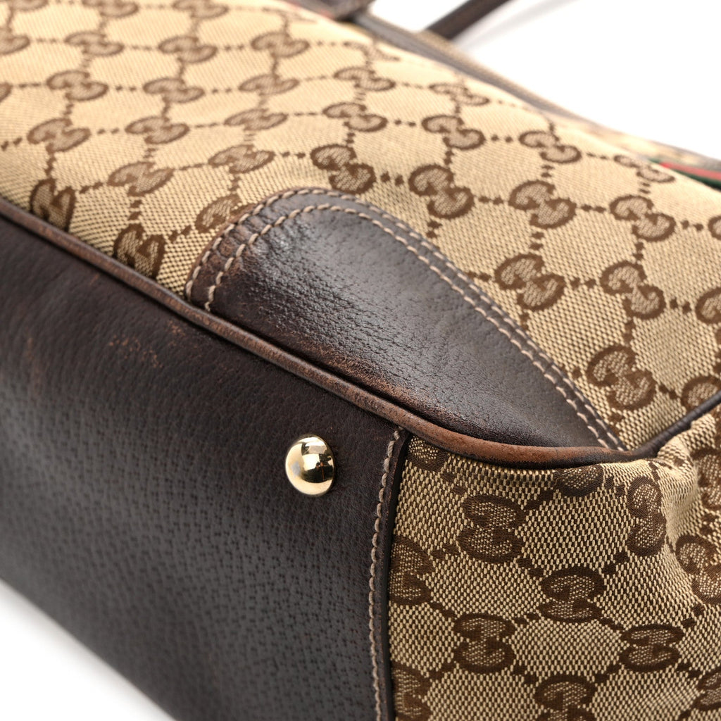 Monogram Medium Princy Tote Dark Brown