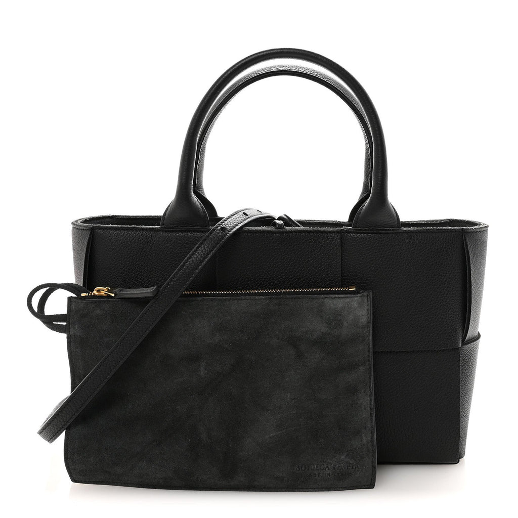 Nappa Maxi Intrecciato Arco Tote Black