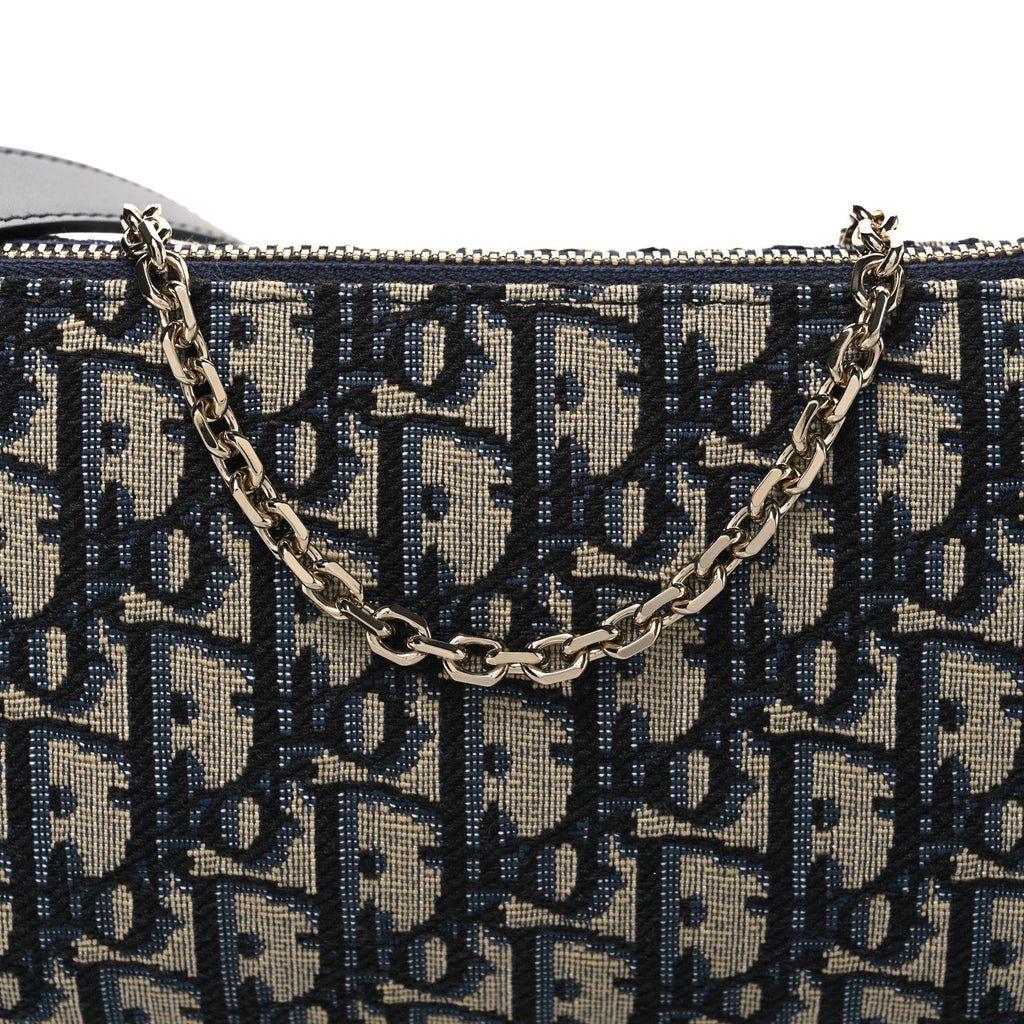 Oblique Dior Club Bag Blue