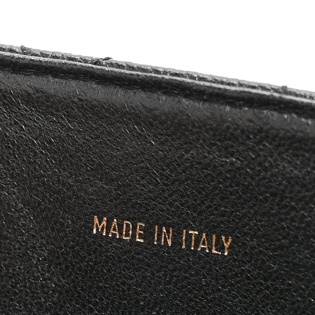 Caviar Quilted Jumbo Kelly Flap Black