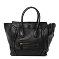 Smooth Calfskin Mini Luggage Black