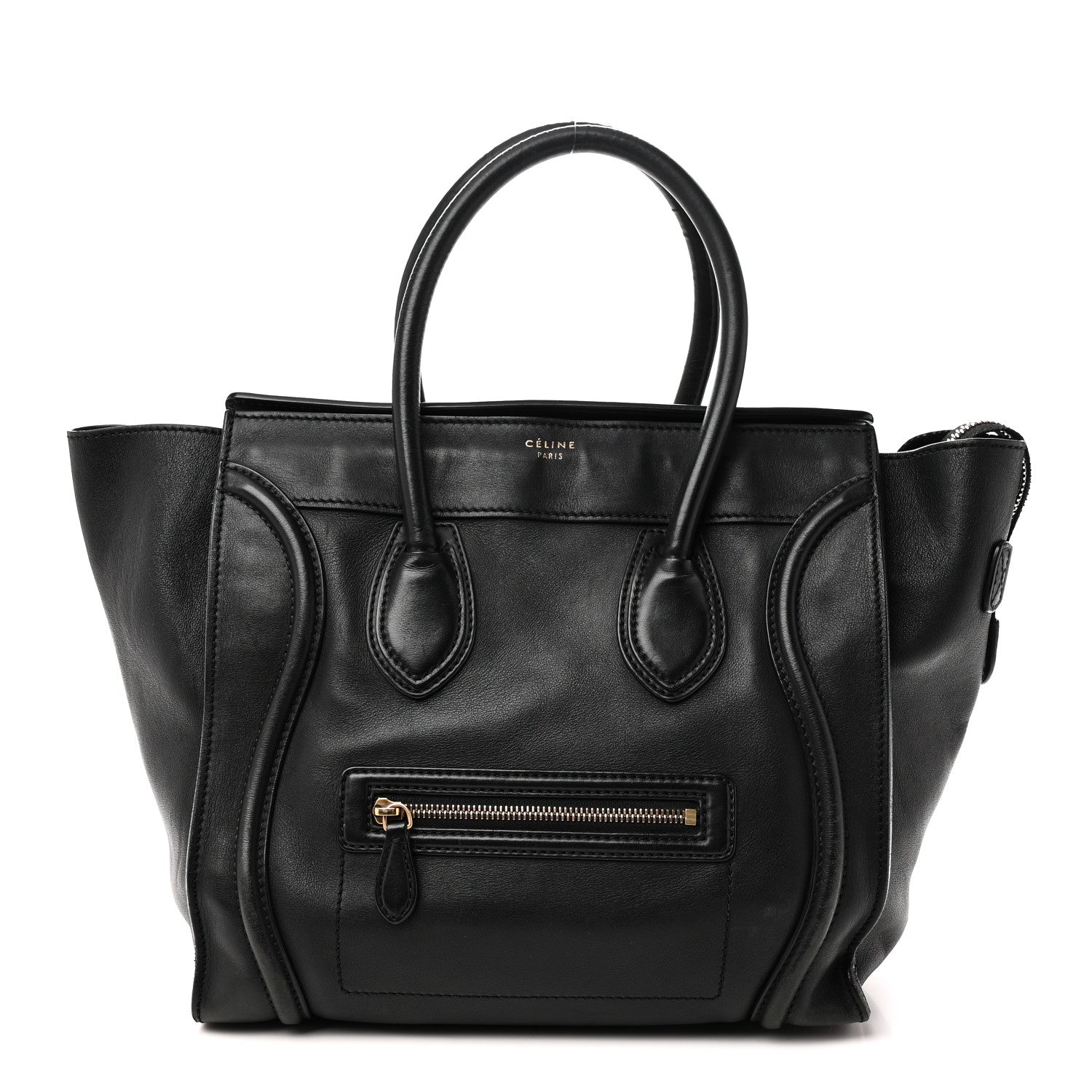 Smooth Calfskin Mini Luggage Black
