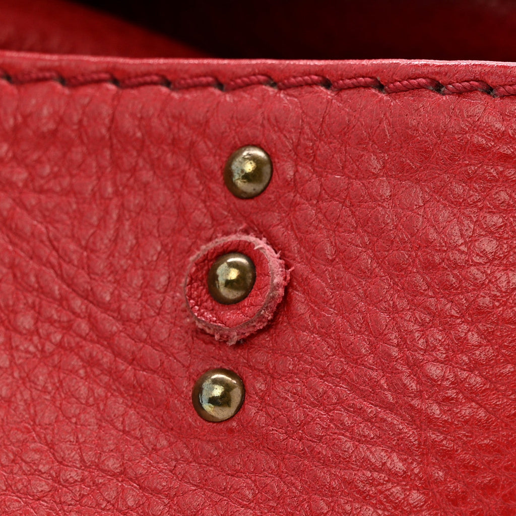 Calfskin Medium Paddington Satchel Rouge
