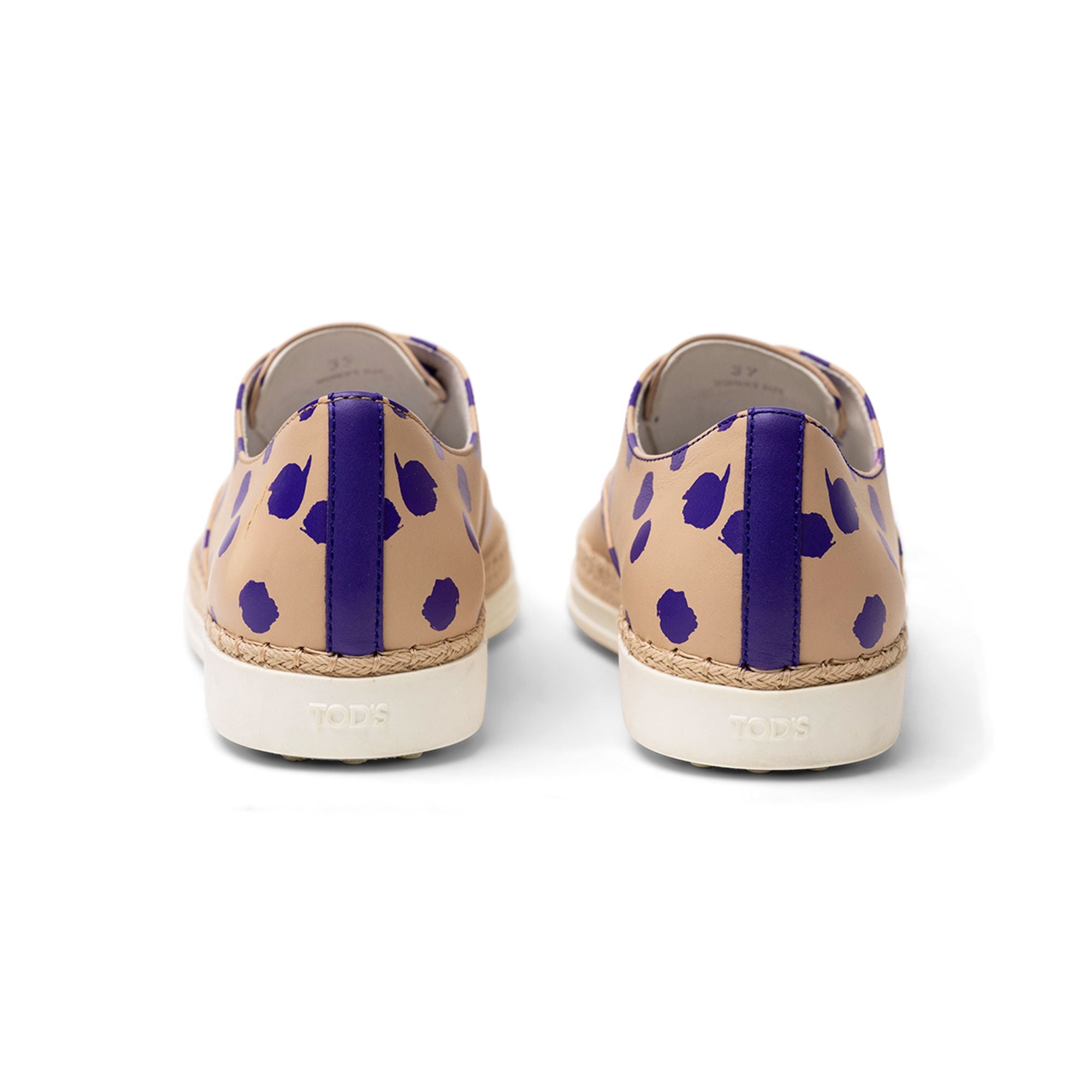 Tod's Francesina Polka-Dot Espadrilles