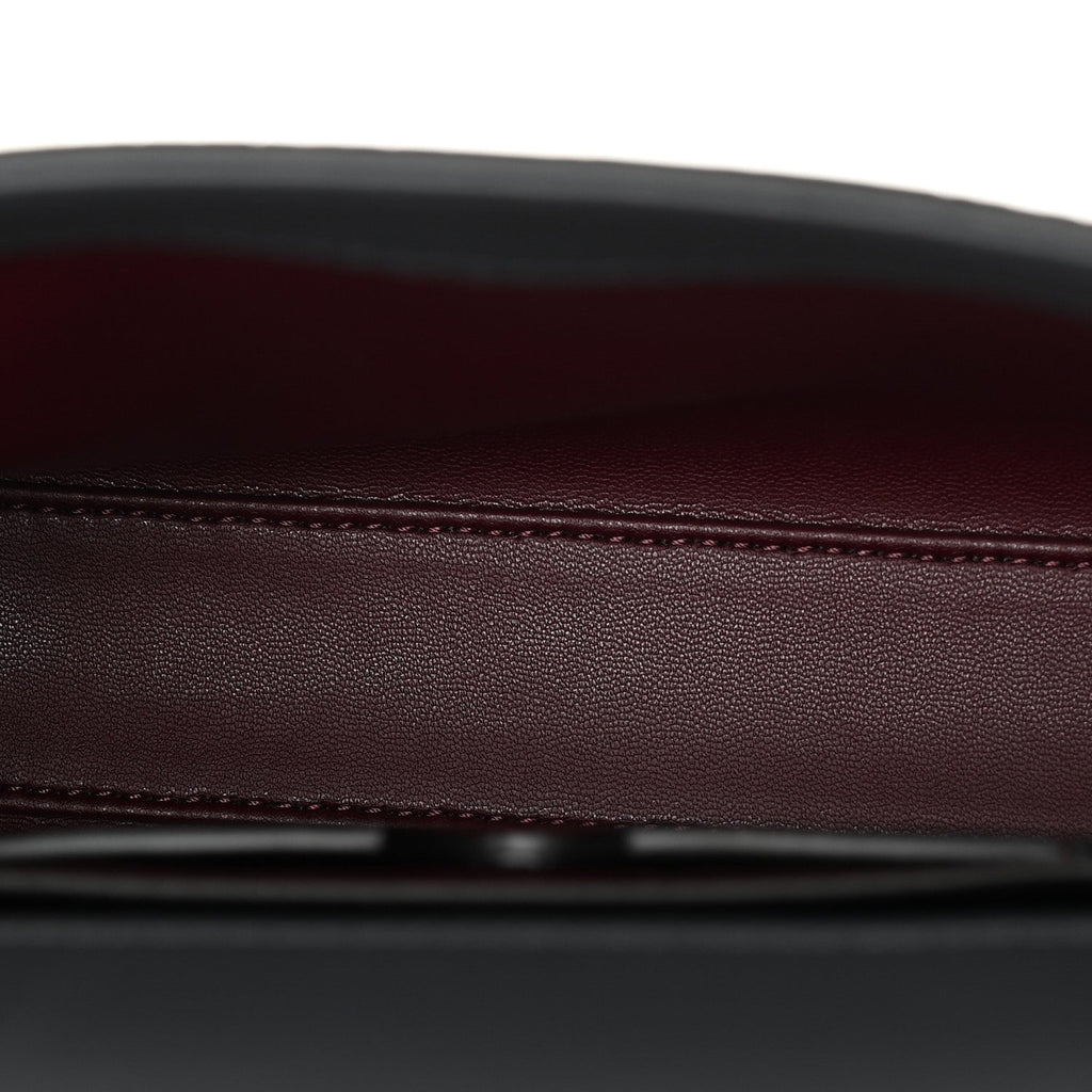Calfskin Crocodile Embossed Small Eden Storm Grey
