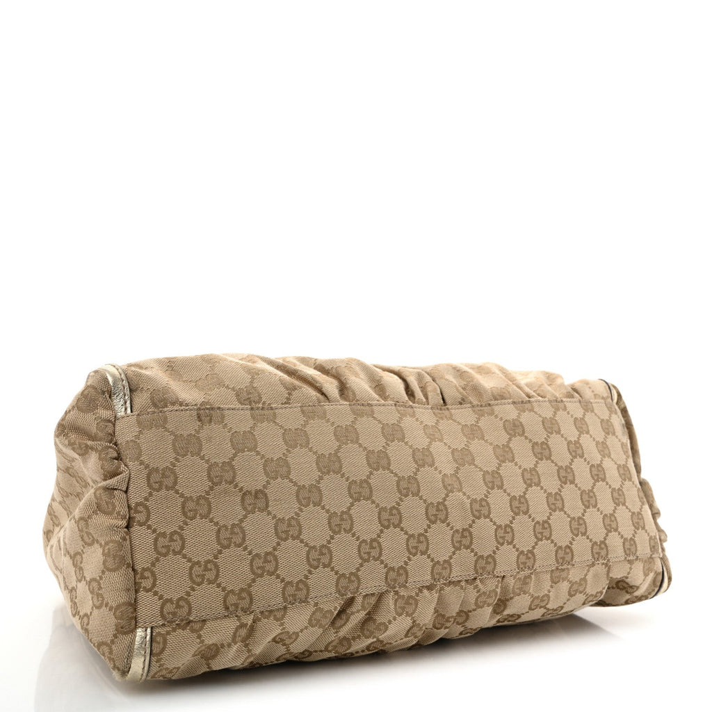 Monogram Large D Gold Hobo Gold
