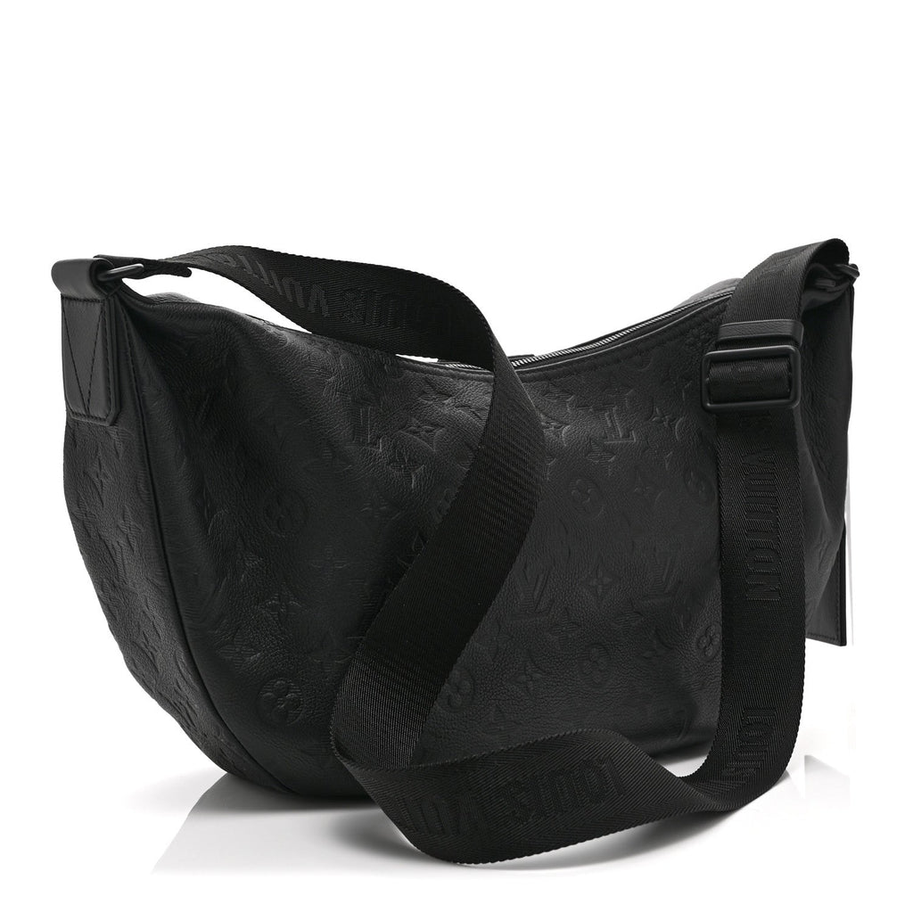 Calfskin Monogram Shadow Hobo Hamac Black