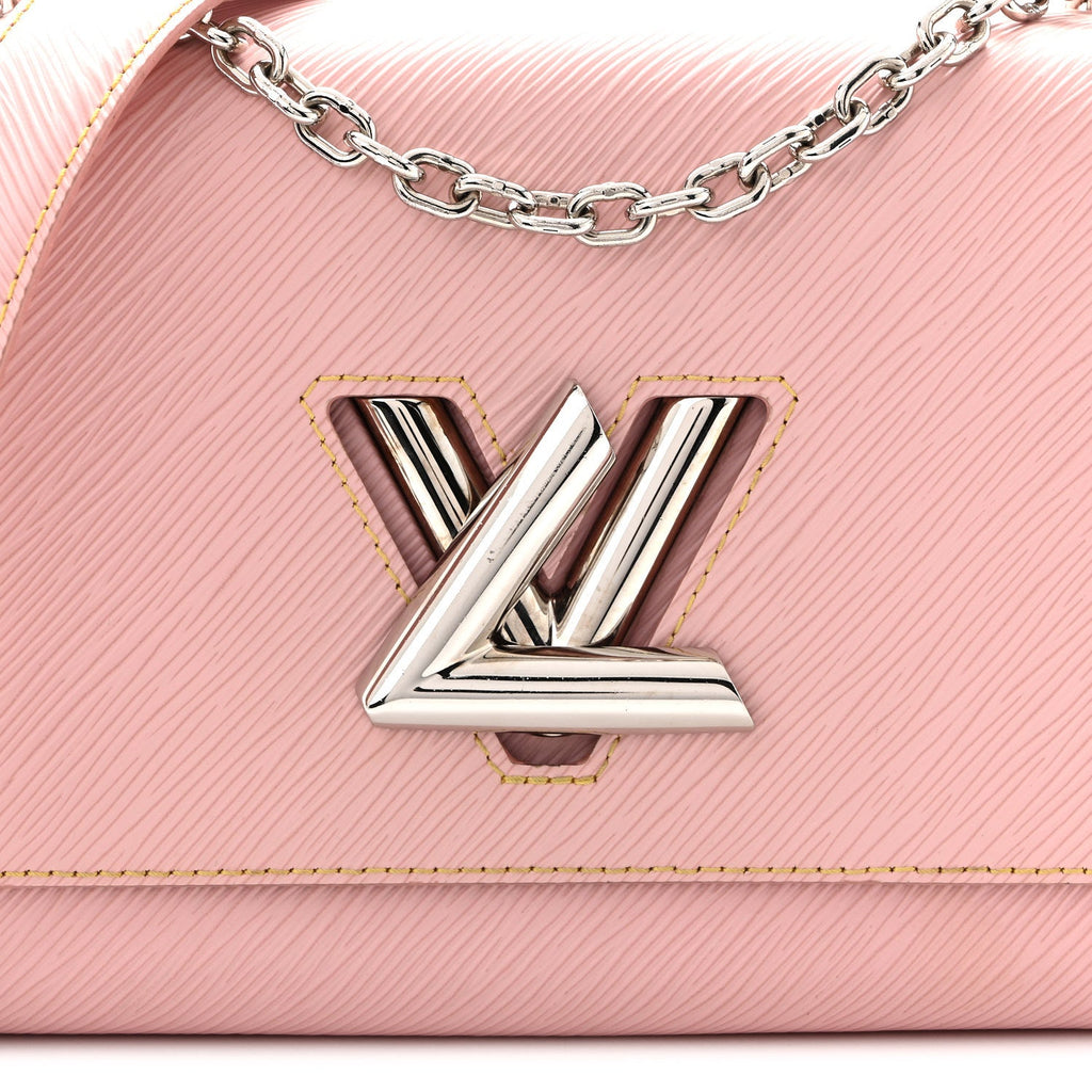 Epi Twist Shoulder Bag MM  Rose Ballerine