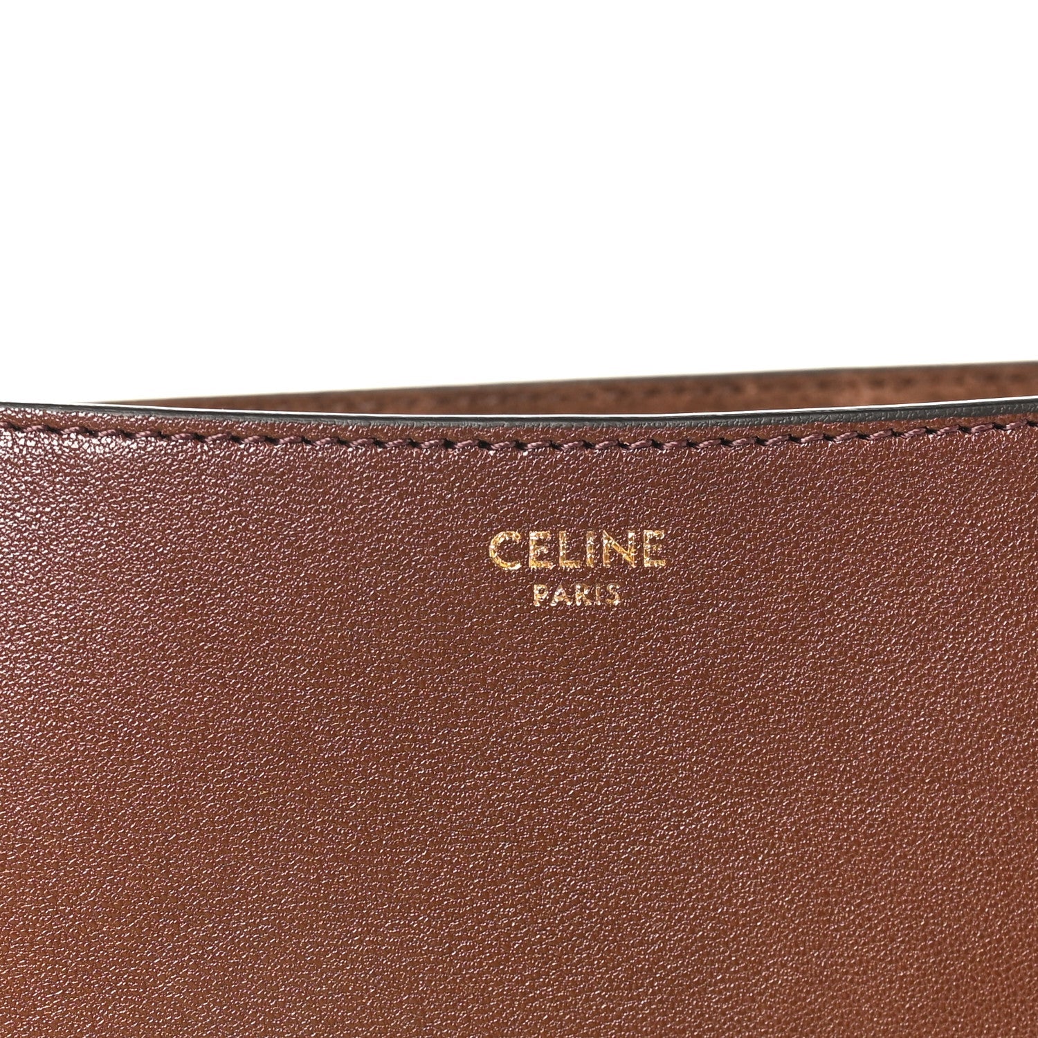 Shiny Lambskin Soft Triomphe Little Half Moon Bag Brick