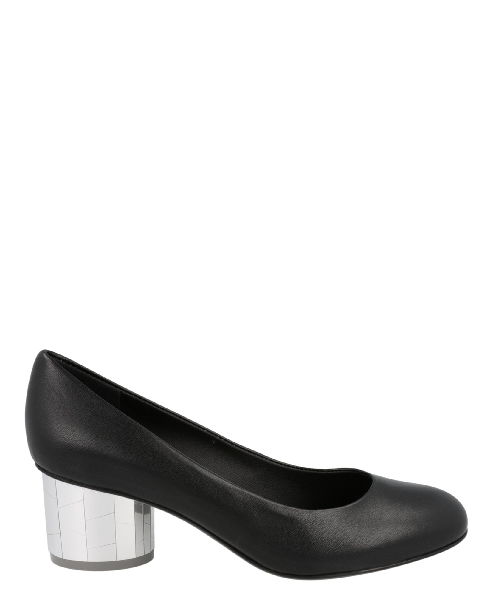 Ferragamo Womens Farrah Mirrored Heel Pumps