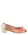 Ferragamo Womens Vara Print Pumps