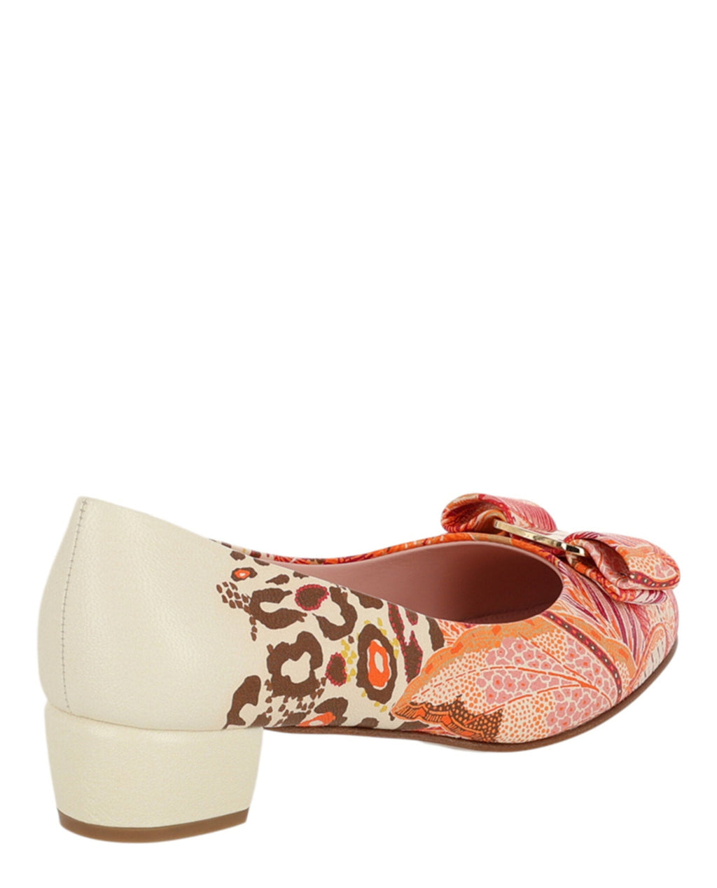 Ferragamo Womens Vara Print Pumps
