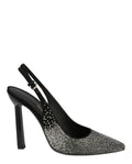Ferragamo Womens Jessie Crystal-Embellished Slingback Pumps