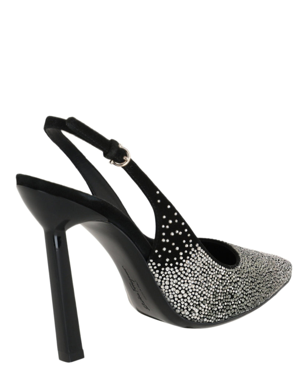 Ferragamo Womens Jessie Crystal-Embellished Slingback Pumps