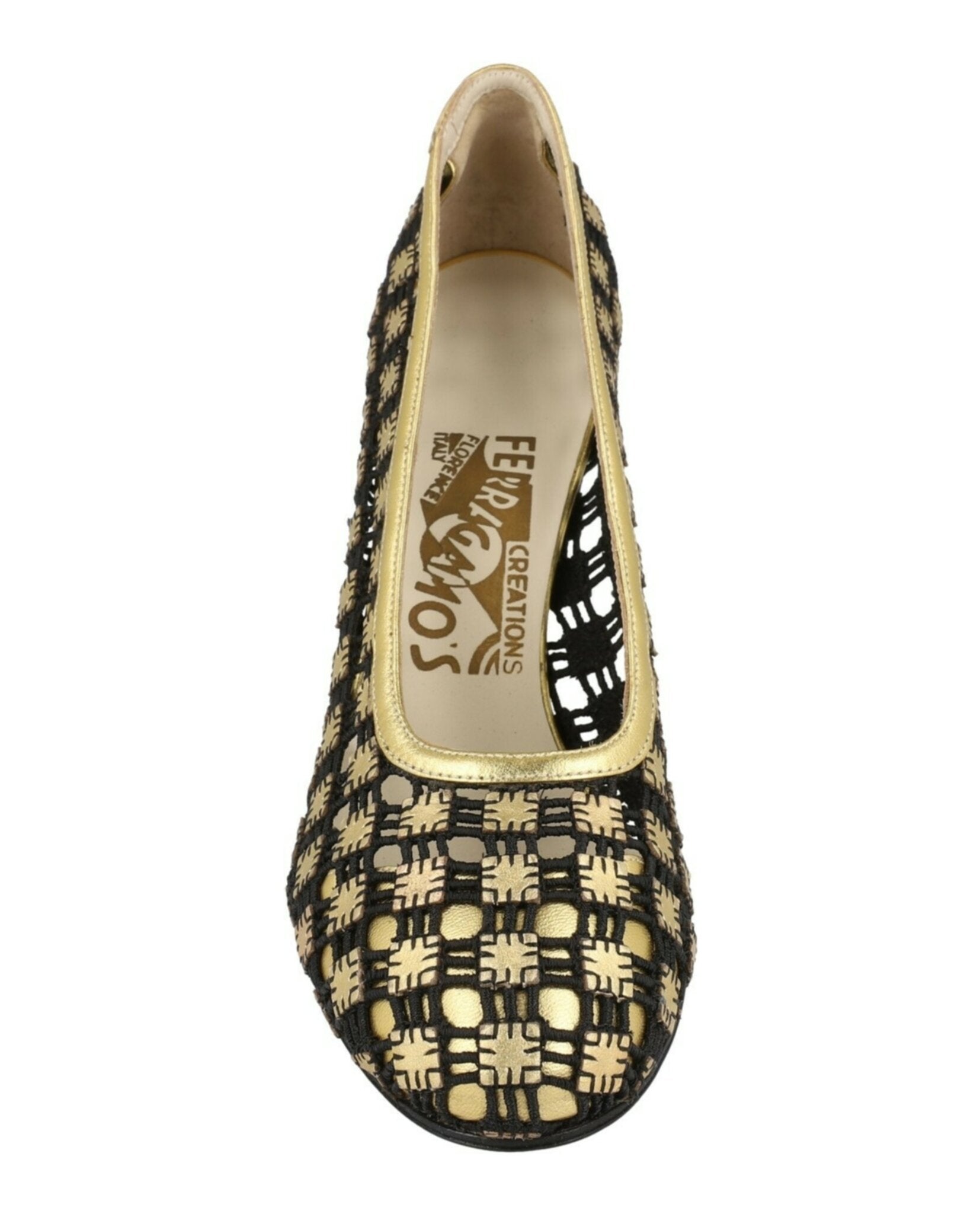 Ferragamo Womens Fantastica Archive Limited Edition 1930s Pumps