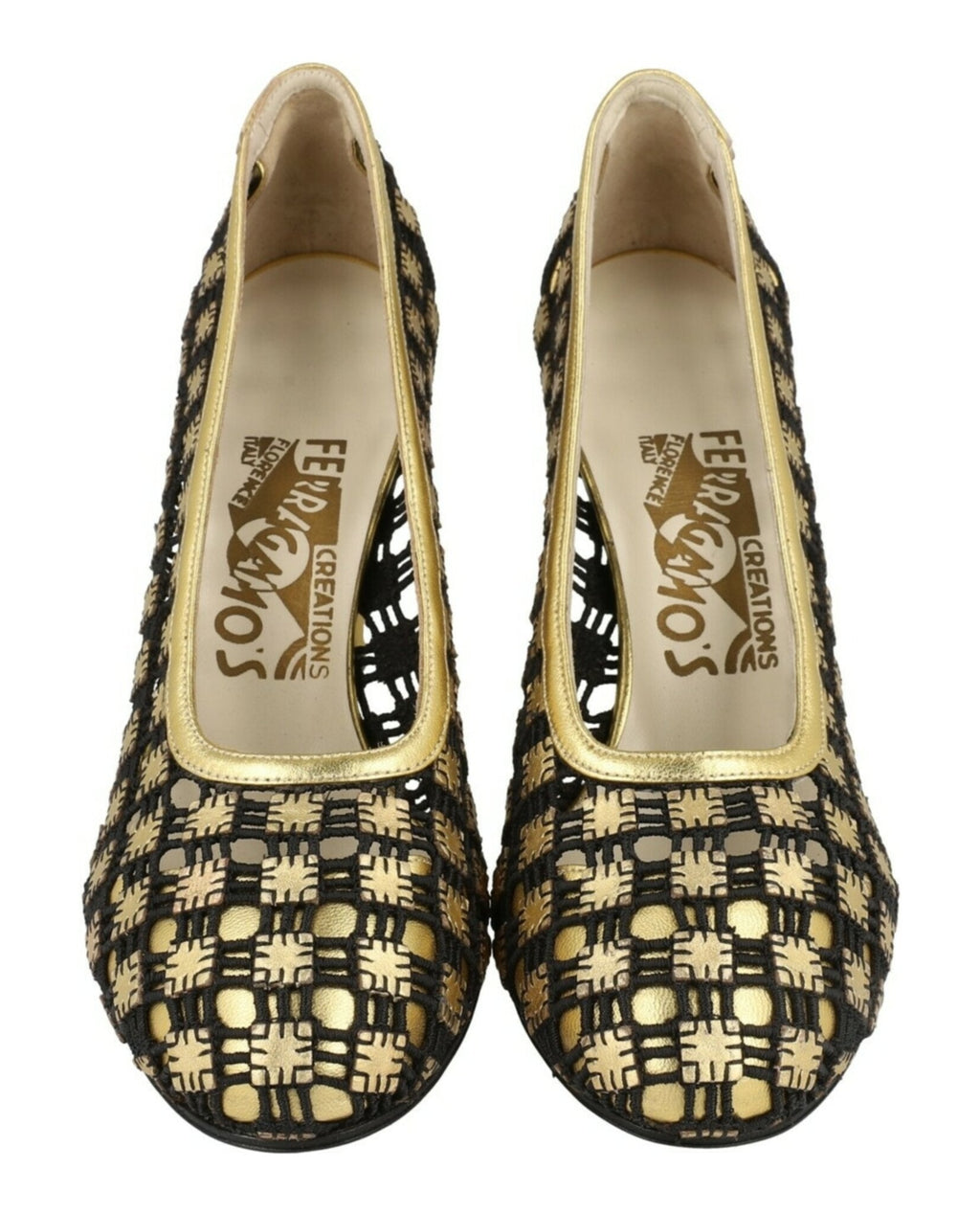 Ferragamo Womens Fantastica Archive Limited Edition 1930s Pumps