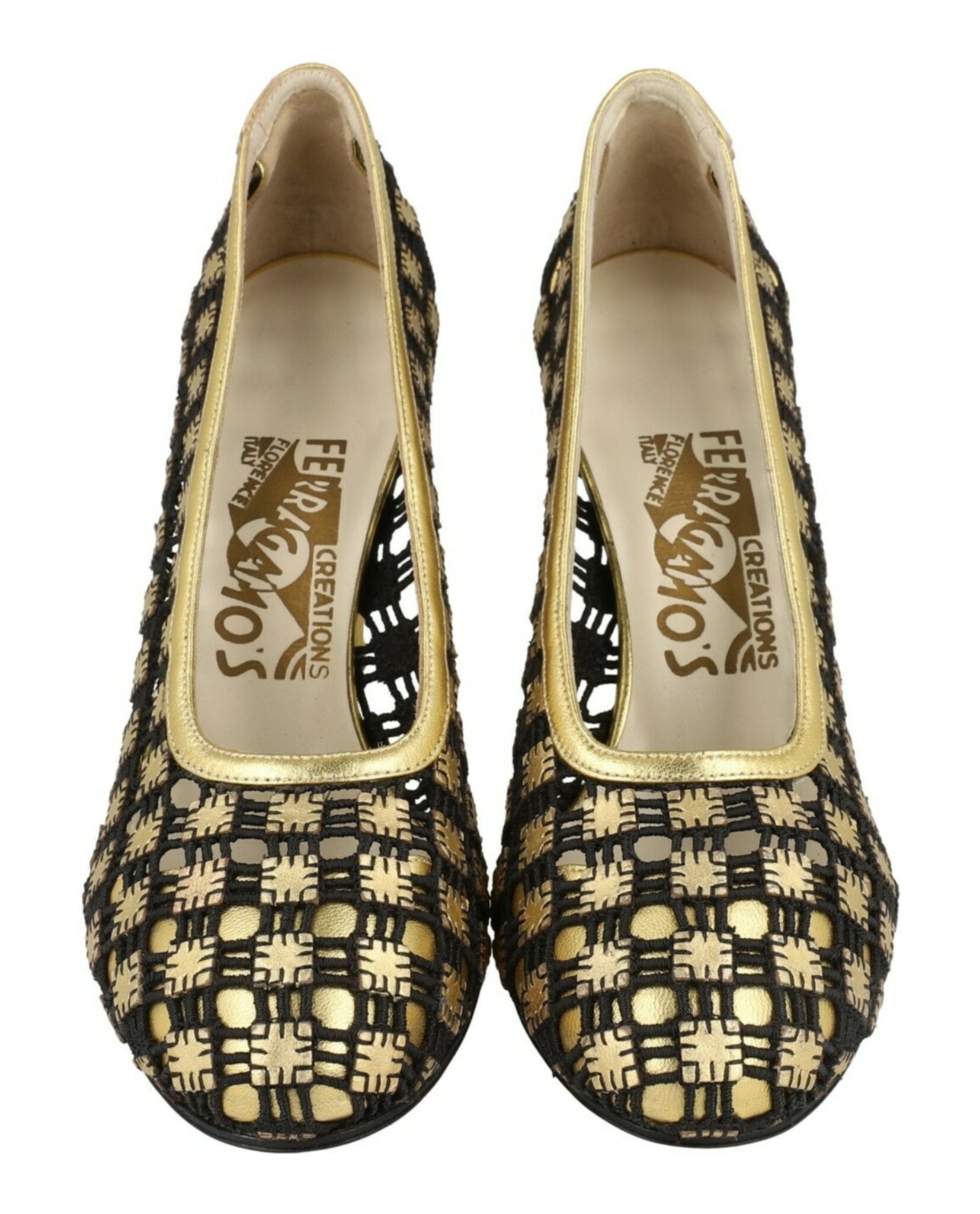 Ferragamo Womens Fantastica Archive Limited Edition 1930s Pumps