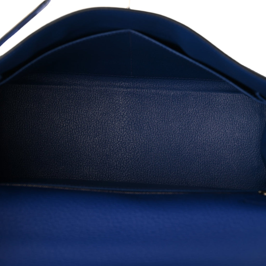 Taurillon Clemence Kelly Retourne 32 Bleu Electrique