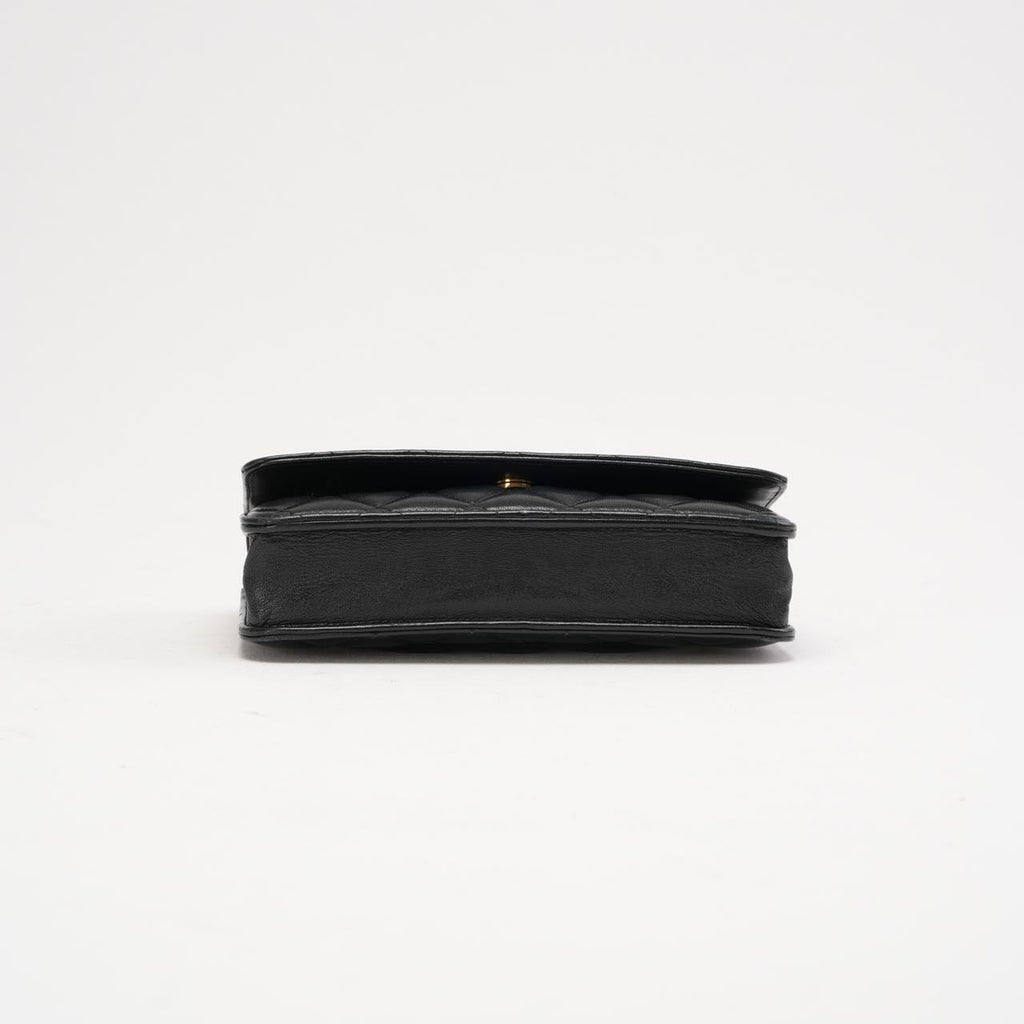 Chanel Black Classic Wallet on Chain (WOC) 2019