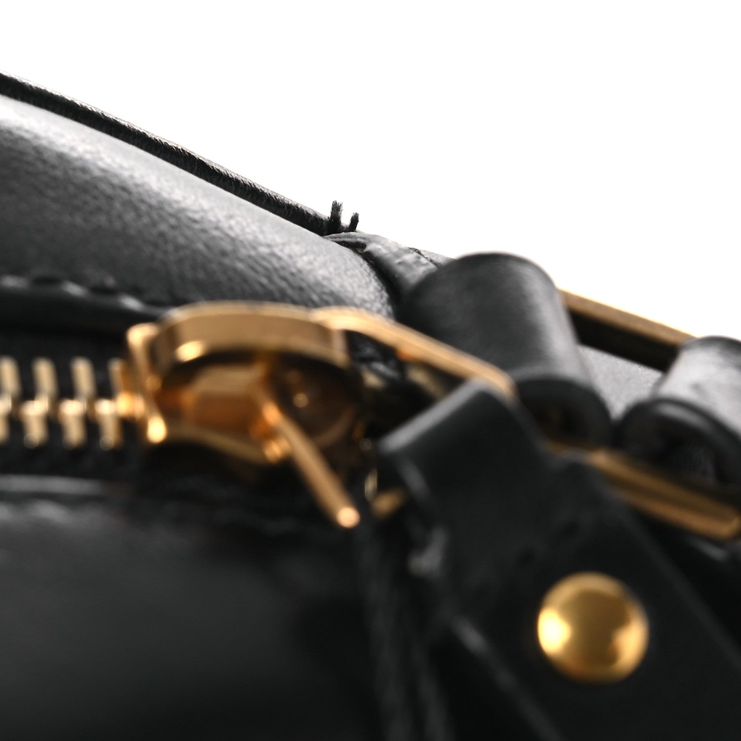 Calfskin Matelasse Monogram Lou Camera Bag Black