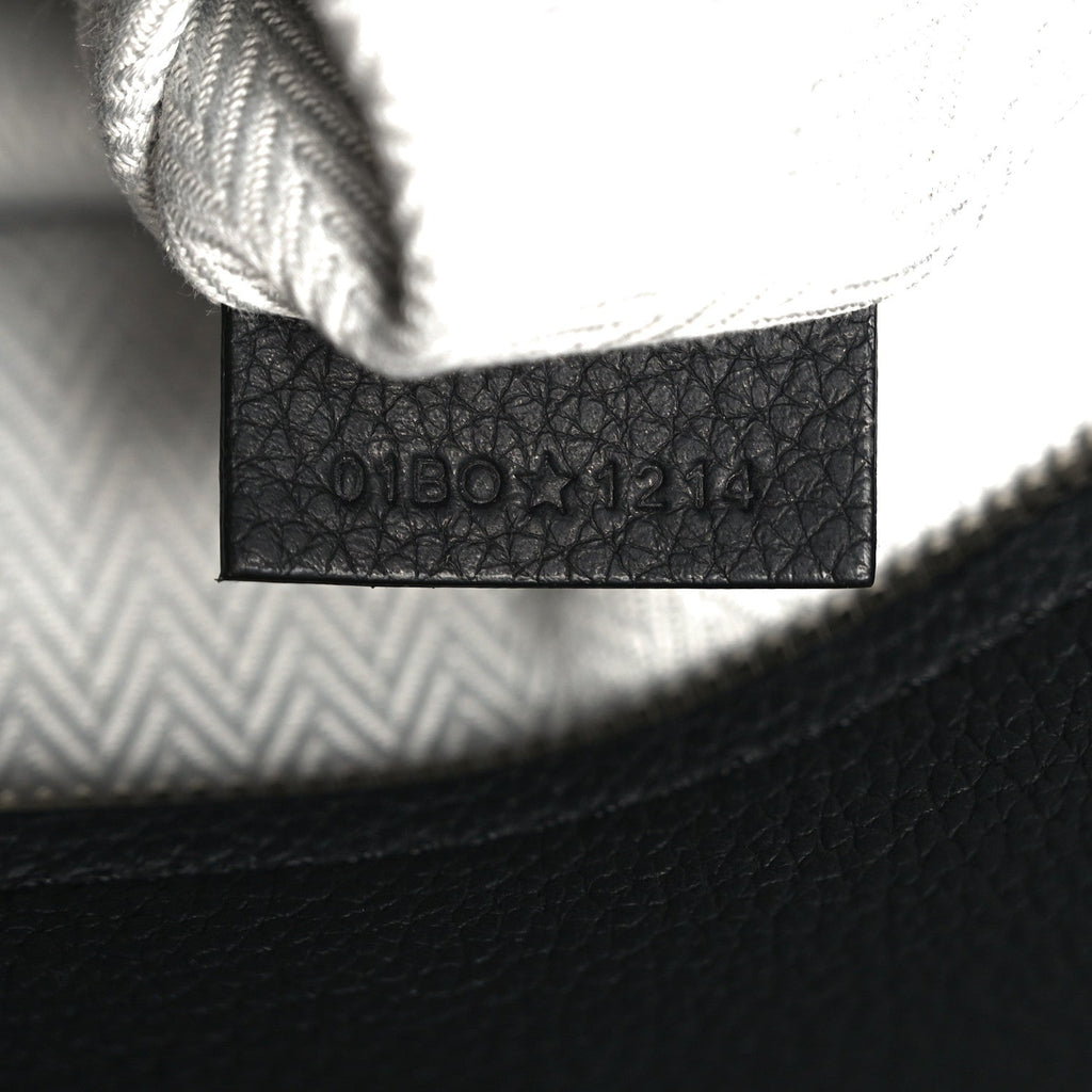 Icons Calfskin Medium Normandie Tote Grey Tote Black