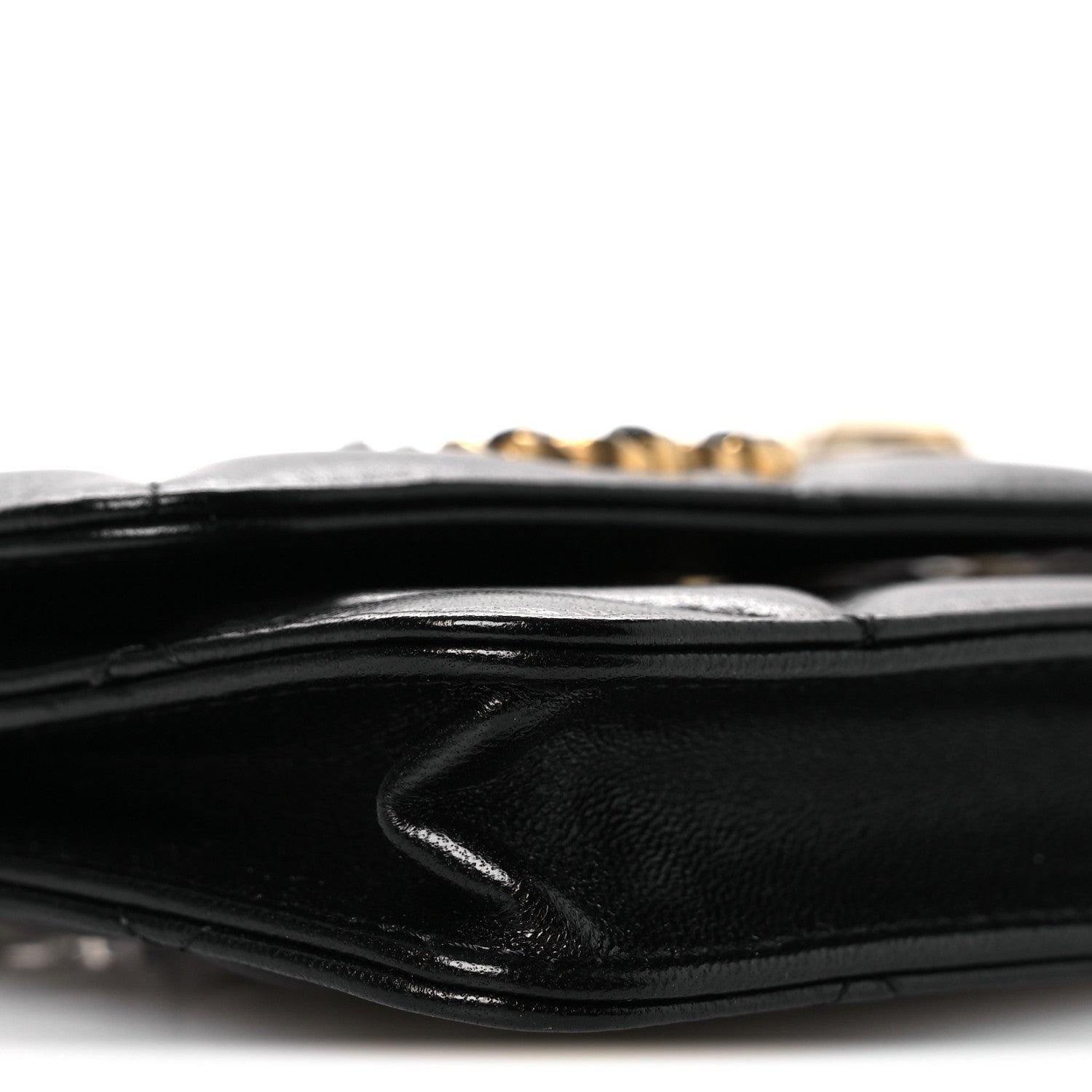 Lambskin Quilted Chanel 19 Flap Belt Bag Black