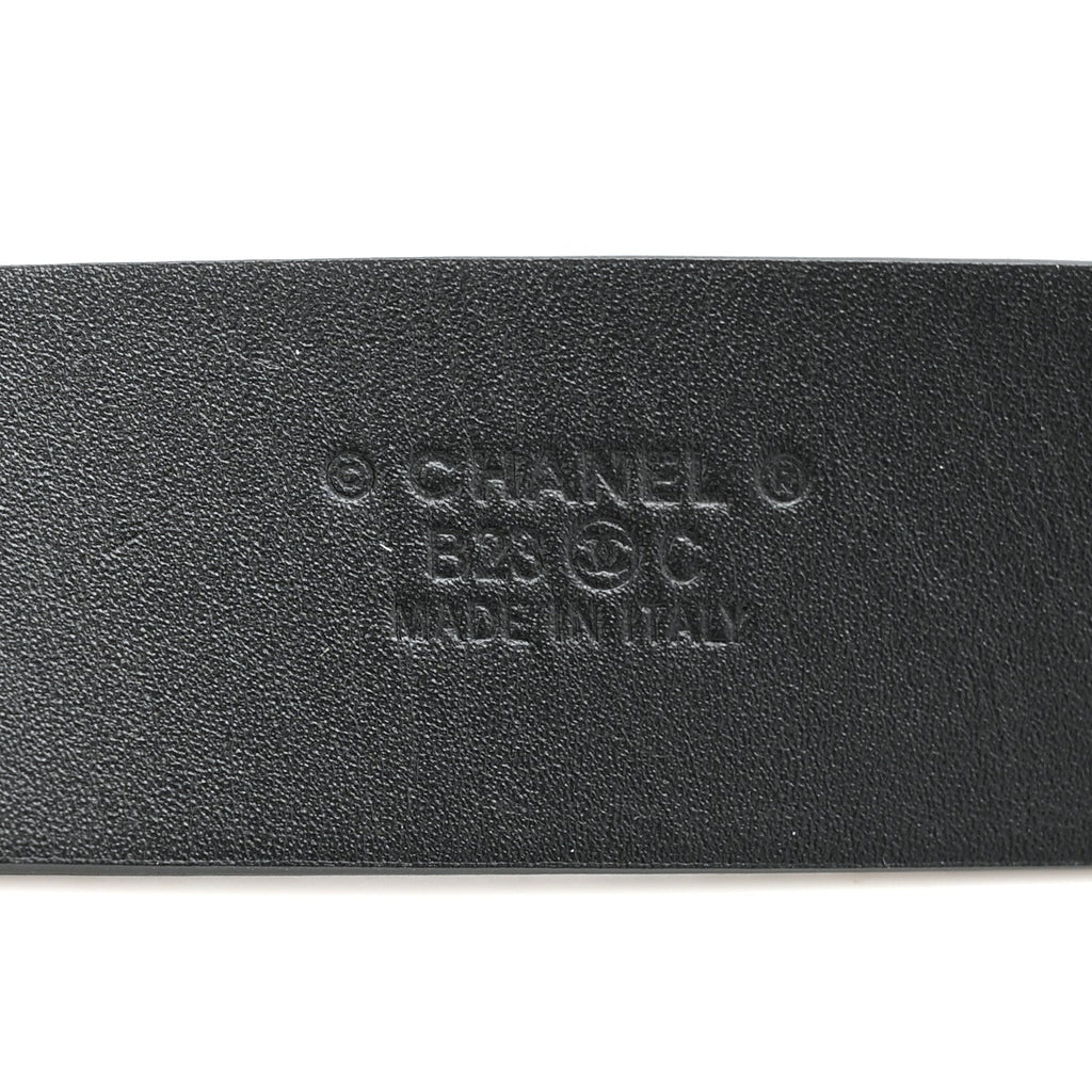 Caviar CC Quilted Belt 80 32 Black