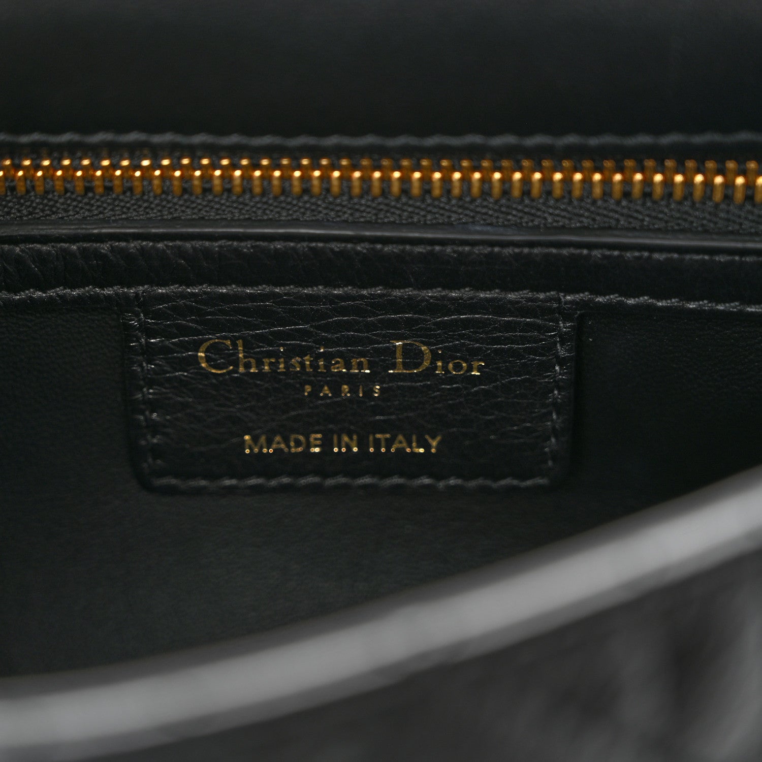 Calfskin Cannage Small Caro Bag Black