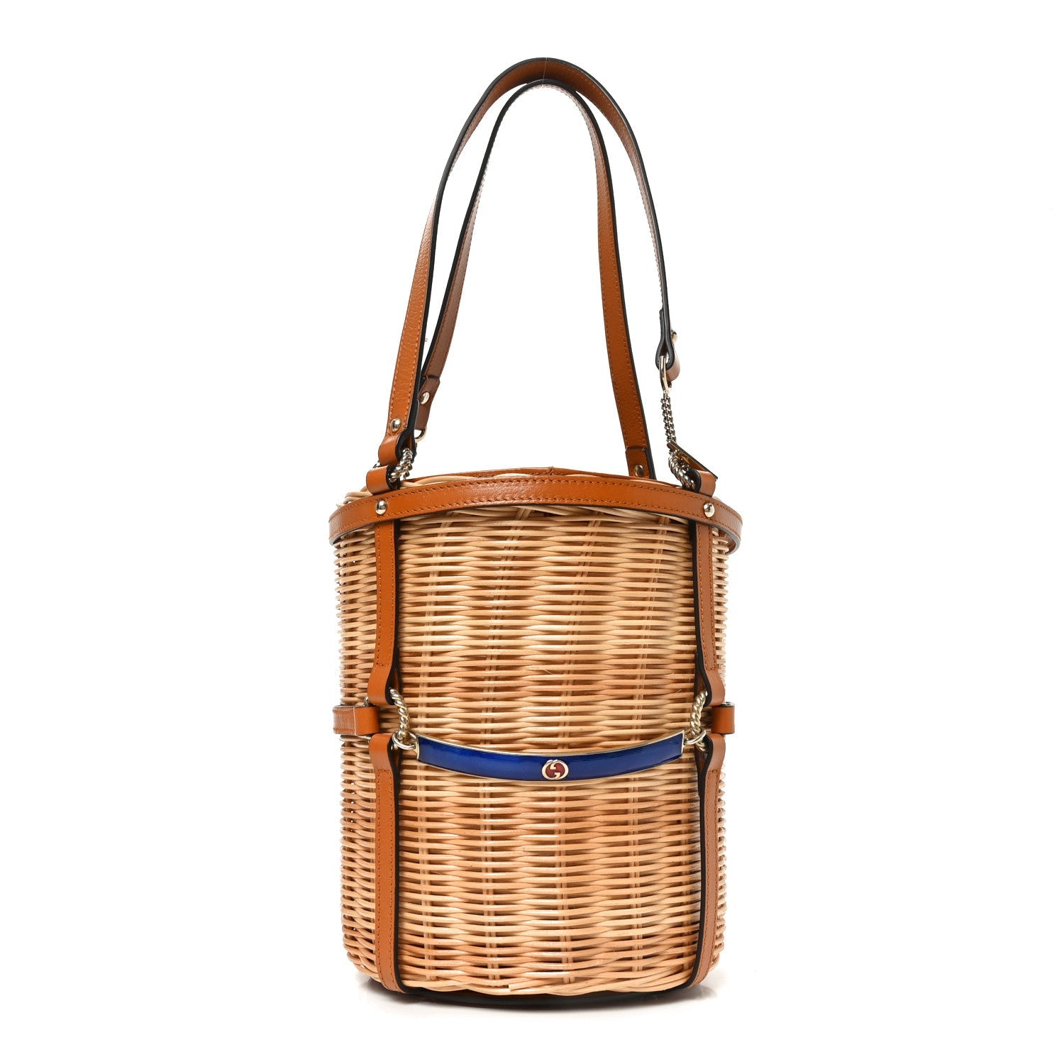 Wicker Bucket Bag Natural